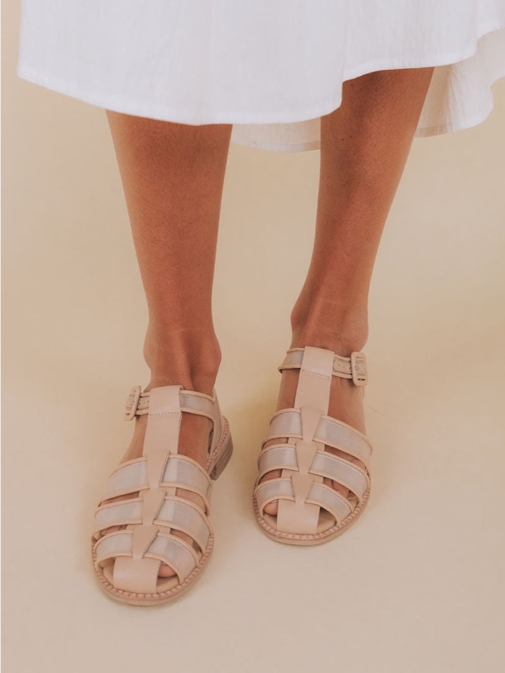 DOLCE VITA - HOLIS MESH FISHERMAN SANDALS WOMENS 10